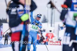 16.02.2023, Oberhof, Germany (GER): Tommaso Giacomel (ITA) - IBU World Championships Biathlon, single mixed relay, Oberhof (GER). www.nordicfocus.com. © Manzoni/NordicFocus. Every downloaded picture is fee-liable.