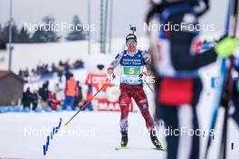 16.02.2023, Oberhof, Germany (GER): David Komatz (AUT) - IBU World Championships Biathlon, single mixed relay, Oberhof (GER). www.nordicfocus.com. © Manzoni/NordicFocus. Every downloaded picture is fee-liable.
