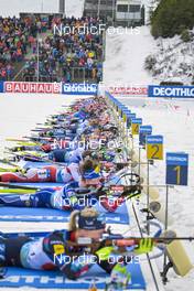16.02.2023, Oberhof, Germany (GER): Anastasiya Merkushyna (UKR), Lisa Theresa Hauser (AUT), (l-r) - IBU World Championships Biathlon, single mixed relay, Oberhof (GER). www.nordicfocus.com. © Reichert/NordicFocus. Every downloaded picture is fee-liable.