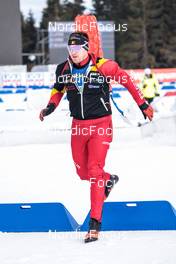 16.02.2023, Oberhof, Germany (GER): Florent Claude (BEL) - IBU World Championships Biathlon, single mixed relay, Oberhof (GER). www.nordicfocus.com. © Manzoni/NordicFocus. Every downloaded picture is fee-liable.