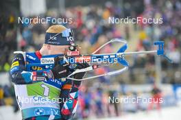 16.02.2023, Oberhof, Germany (GER): Johannes Thingnes Boe (NOR) - IBU World Championships Biathlon, single mixed relay, Oberhof (GER). www.nordicfocus.com. © Reichert/NordicFocus. Every downloaded picture is fee-liable.