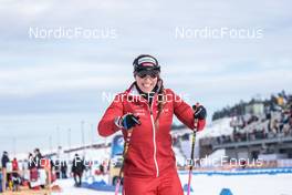 16.02.2023, Oberhof, Germany (GER): Lena Haecki Gross (SUI) - IBU World Championships Biathlon, single mixed relay, Oberhof (GER). www.nordicfocus.com. © Manzoni/NordicFocus. Every downloaded picture is fee-liable.