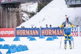 16.02.2023, Oberhof, Germany (GER): Hanna Oeberg (SWE) - IBU World Championships Biathlon, single mixed relay, Oberhof (GER). www.nordicfocus.com. © Manzoni/NordicFocus. Every downloaded picture is fee-liable.