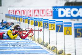 16.02.2023, Oberhof, Germany (GER): Florent Claude (BEL) - IBU World Championships Biathlon, single mixed relay, Oberhof (GER). www.nordicfocus.com. © Reichert/NordicFocus. Every downloaded picture is fee-liable.