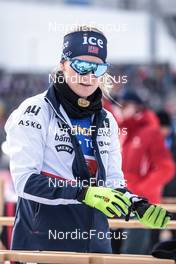16.02.2023, Oberhof, Germany (GER): Marte Olsbu Roeiseland (NOR) - IBU World Championships Biathlon, single mixed relay, Oberhof (GER). www.nordicfocus.com. © Manzoni/NordicFocus. Every downloaded picture is fee-liable.