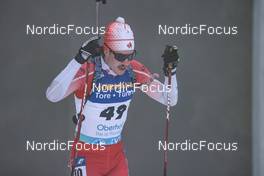 11.02.2023, Oberhof, Germany (GER): Adam Runnalls (CAN) - IBU World Championships Biathlon, sprint men, Oberhof (GER). www.nordicfocus.com. © Manzoni/NordicFocus. Every downloaded picture is fee-liable.