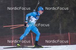 11.02.2023, Oberhof, Germany (GER): Lukas Hofer (ITA) - IBU World Championships Biathlon, sprint men, Oberhof (GER). www.nordicfocus.com. © Manzoni/NordicFocus. Every downloaded picture is fee-liable.