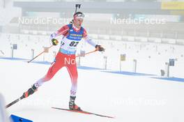 11.02.2023, Oberhof, Germany (GER): Logan Pletz (CAN) - IBU World Championships Biathlon, sprint men, Oberhof (GER). www.nordicfocus.com. © Reichert/NordicFocus. Every downloaded picture is fee-liable.