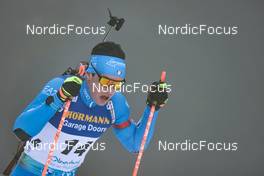 11.02.2023, Oberhof, Germany (GER): Tommaso Giacomel (ITA) - IBU World Championships Biathlon, sprint men, Oberhof (GER). www.nordicfocus.com. © Manzoni/NordicFocus. Every downloaded picture is fee-liable.