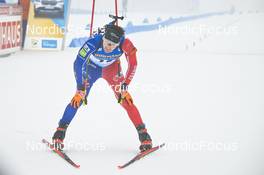 11.02.2023, Oberhof, Germany (GER): Fabien Claude (FRA) - IBU World Championships Biathlon, sprint men, Oberhof (GER). www.nordicfocus.com. © Reichert/NordicFocus. Every downloaded picture is fee-liable.