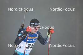 11.02.2023, Oberhof, Germany (GER): Justus Strelow (GER) - IBU World Championships Biathlon, sprint men, Oberhof (GER). www.nordicfocus.com. © Manzoni/NordicFocus. Every downloaded picture is fee-liable.