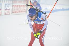 11.02.2023, Oberhof, Germany (GER): Jeremy Finello (SUI) - IBU World Championships Biathlon, sprint men, Oberhof (GER). www.nordicfocus.com. © Reichert/NordicFocus. Every downloaded picture is fee-liable.