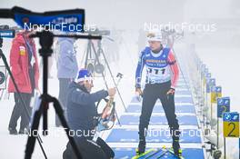 11.02.2023, Oberhof, Germany (GER): Oscar Lombardot (FRA) - IBU World Championships Biathlon, sprint men, Oberhof (GER). www.nordicfocus.com. © Reichert/NordicFocus. Every downloaded picture is fee-liable.