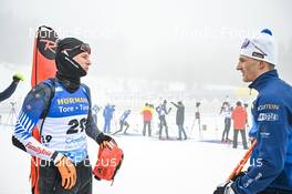 11.02.2023, Oberhof, Germany (GER): Campbell Wright (NZL), Jonas Marecek (CZE), (l-r) - IBU World Championships Biathlon, sprint men, Oberhof (GER). www.nordicfocus.com. © Reichert/NordicFocus. Every downloaded picture is fee-liable.