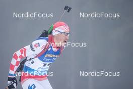 11.02.2023, Oberhof, Germany (GER): Kresimir Crnkovic (CRO) - IBU World Championships Biathlon, sprint men, Oberhof (GER). www.nordicfocus.com. © Manzoni/NordicFocus. Every downloaded picture is fee-liable.