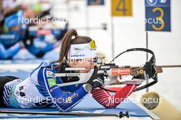 10.02.2023, Oberhof, Germany (GER): Chloe Chevalier (FRA) - IBU World Championships Biathlon, sprint women, Oberhof (GER). www.nordicfocus.com. © Reichert/NordicFocus. Every downloaded picture is fee-liable.