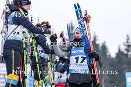 10.02.2023, Oberhof, Germany (GER): Hanna Oeberg (SWE), Lisa Vittozzi (ITA), (l-r) - IBU World Championships Biathlon, sprint women, Oberhof (GER). www.nordicfocus.com. © Manzoni/NordicFocus. Every downloaded picture is fee-liable.