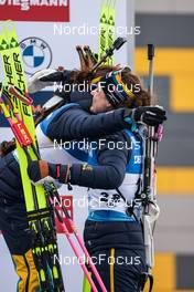 10.02.2023, Oberhof, Germany (GER): Linn Persson (SWE), Hanna Oeberg (SWE), (l-r) - IBU World Championships Biathlon, sprint women, Oberhof (GER). www.nordicfocus.com. © Manzoni/NordicFocus. Every downloaded picture is fee-liable.