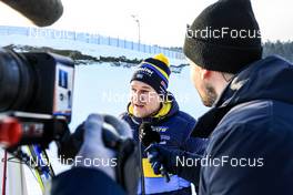 10.02.2023, Oberhof, Germany (GER): Johannes  Lukas (GER), coach Team Sweden - IBU World Championships Biathlon, sprint women, Oberhof (GER). www.nordicfocus.com. © Manzoni/NordicFocus. Every downloaded picture is fee-liable.