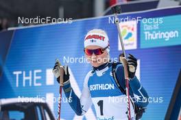 10.02.2023, Oberhof, Germany (GER): Mari Eder (FIN) - IBU World Championships Biathlon, sprint women, Oberhof (GER). www.nordicfocus.com. © Manzoni/NordicFocus. Every downloaded picture is fee-liable.
