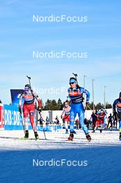 07.02.2023, Oberhof, Germany (GER): Lisa Theresa Hauser (AUT), Tommaso Giacomel (ITA), (l-r) - IBU World Championships Biathlon, training, Oberhof (GER). www.nordicfocus.com. © Reichert/NordicFocus. Every downloaded picture is fee-liable.