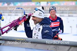 07.02.2023, Oberhof, Germany (GER): Siegfried Mazet (FRA) coach team Norway - IBU World Championships Biathlon, training, Oberhof (GER). www.nordicfocus.com. © Reichert/NordicFocus. Every downloaded picture is fee-liable.