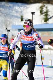 14.02.2023, Oberhof, Germany (GER): Amy Baserga (SUI) - IBU World Championships Biathlon, training, Oberhof (GER). www.nordicfocus.com. © Reichert/NordicFocus. Every downloaded picture is fee-liable.