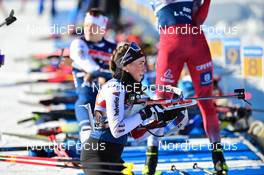 14.02.2023, Oberhof, Germany (GER): Aita Gasparin (SUI) - IBU World Championships Biathlon, training, Oberhof (GER). www.nordicfocus.com. © Reichert/NordicFocus. Every downloaded picture is fee-liable.