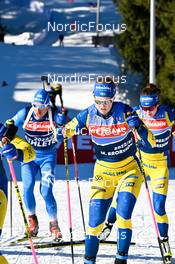 07.02.2023, Oberhof, Germany (GER): Mona Brorsson of Sweden, Linn Persson (SWE), (l-r) - IBU World Championships Biathlon, training, Oberhof (GER). www.nordicfocus.com. © Reichert/NordicFocus. Every downloaded picture is fee-liable.