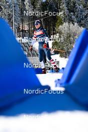 07.02.2023, Oberhof, Germany (GER): Vincent Bonacci (USA) - IBU World Championships Biathlon, training, Oberhof (GER). www.nordicfocus.com. © Reichert/NordicFocus. Every downloaded picture is fee-liable.