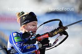 15.02.2023, Oberhof, Germany (GER): Sophie Chauveau (FRA) - IBU World Championships Biathlon, training, Oberhof (GER). www.nordicfocus.com. © Reichert/NordicFocus. Every downloaded picture is fee-liable.