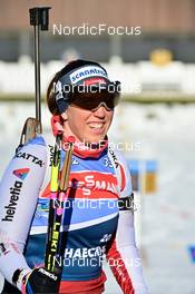 14.02.2023, Oberhof, Germany (GER): Lena Haecki Gross (SUI) - IBU World Championships Biathlon, training, Oberhof (GER). www.nordicfocus.com. © Reichert/NordicFocus. Every downloaded picture is fee-liable.