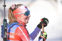 09.02.2023, Oberhof, Germany (GER): Nadia Moser (CAN) - IBU World Championships Biathlon, training, Oberhof (GER). www.nordicfocus.com. © Reichert/NordicFocus. Every downloaded picture is fee-liable.
