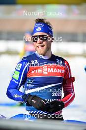 15.02.2023, Oberhof, Germany (GER): Antonin Guigonnat (FRA) - IBU World Championships Biathlon, training, Oberhof (GER). www.nordicfocus.com. © Reichert/NordicFocus. Every downloaded picture is fee-liable.