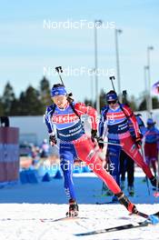 14.02.2023, Oberhof, Germany (GER): Anais Chevalier-Bouchet (FRA) - IBU World Championships Biathlon, training, Oberhof (GER). www.nordicfocus.com. © Reichert/NordicFocus. Every downloaded picture is fee-liable.