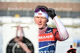 15.02.2023, Oberhof, Germany (GER): Aleksandrs Patrijuks (LAT) - IBU World Championships Biathlon, training, Oberhof (GER). www.nordicfocus.com. © Reichert/NordicFocus. Every downloaded picture is fee-liable.