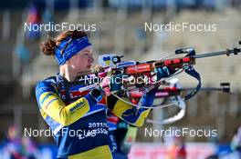 14.02.2023, Oberhof, Germany (GER): Linn Persson (SWE) - IBU World Championships Biathlon, training, Oberhof (GER). www.nordicfocus.com. © Reichert/NordicFocus. Every downloaded picture is fee-liable.