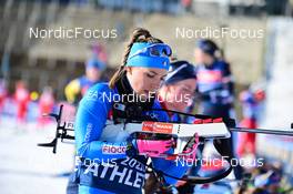 14.02.2023, Oberhof, Germany (GER): Samuela Comola (ITA) - IBU World Championships Biathlon, training, Oberhof (GER). www.nordicfocus.com. © Reichert/NordicFocus. Every downloaded picture is fee-liable.