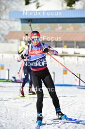 14.02.2023, Oberhof, Germany (GER): Ekaterina Avvakumova (KOR) - IBU World Championships Biathlon, training, Oberhof (GER). www.nordicfocus.com. © Reichert/NordicFocus. Every downloaded picture is fee-liable.