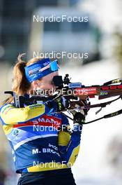 14.02.2023, Oberhof, Germany (GER): Mona Brorsson (SWE) - IBU World Championships Biathlon, training, Oberhof (GER). www.nordicfocus.com. © Reichert/NordicFocus. Every downloaded picture is fee-liable.