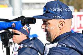 07.02.2023, Oberhof, Germany (GER): Siegfried Mazet (FRA) coach team Norway - IBU World Championships Biathlon, training, Oberhof (GER). www.nordicfocus.com. © Reichert/NordicFocus. Every downloaded picture is fee-liable.