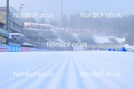 07.02.2023, Oberhof, Germany (GER): Event Feature: track, arena, fog - IBU World Championships Biathlon, training, Oberhof (GER). www.nordicfocus.com. © Reichert/NordicFocus. Every downloaded picture is fee-liable.