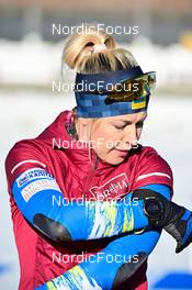 14.02.2023, Oberhof, Germany (GER): Yuliia Dzhima (UKR) - IBU World Championships Biathlon, training, Oberhof (GER). www.nordicfocus.com. © Reichert/NordicFocus. Every downloaded picture is fee-liable.