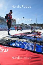 09.02.2023, Oberhof, Germany (GER): Event Feature: ski testing, team norway - IBU World Championships Biathlon, training, Oberhof (GER). www.nordicfocus.com. © Reichert/NordicFocus. Every downloaded picture is fee-liable.