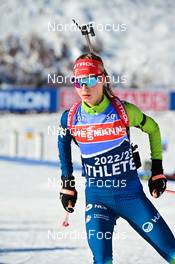 14.02.2023, Oberhof, Germany (GER): Lena Repinc (SLO) - IBU World Championships Biathlon, training, Oberhof (GER). www.nordicfocus.com. © Reichert/NordicFocus. Every downloaded picture is fee-liable.
