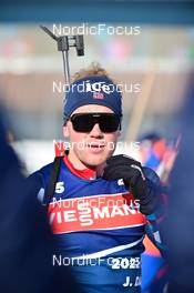16.02.2023, Oberhof, Germany (GER): Johannes Dale (NOR) - IBU World Championships Biathlon, training, Oberhof (GER). www.nordicfocus.com. © Reichert/NordicFocus. Every downloaded picture is fee-liable.