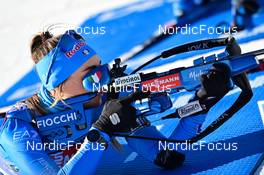 14.02.2023, Oberhof, Germany (GER): Dorothea Wierer (ITA) - IBU World Championships Biathlon, training, Oberhof (GER). www.nordicfocus.com. © Reichert/NordicFocus. Every downloaded picture is fee-liable.