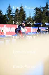 15.02.2023, Oberhof, Germany (GER): Patrick Oberegger (ITA) coach Team Norway - IBU World Championships Biathlon, training, Oberhof (GER). www.nordicfocus.com. © Reichert/NordicFocus. Every downloaded picture is fee-liable.