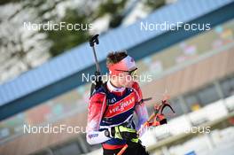 16.02.2023, Oberhof, Germany (GER): Logan Pletz (CAN) - IBU World Championships Biathlon, training, Oberhof (GER). www.nordicfocus.com. © Reichert/NordicFocus. Every downloaded picture is fee-liable.