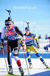 14.02.2023, Oberhof, Germany (GER): Anna Magnusson (SWE) - IBU World Championships Biathlon, training, Oberhof (GER). www.nordicfocus.com. © Reichert/NordicFocus. Every downloaded picture is fee-liable.